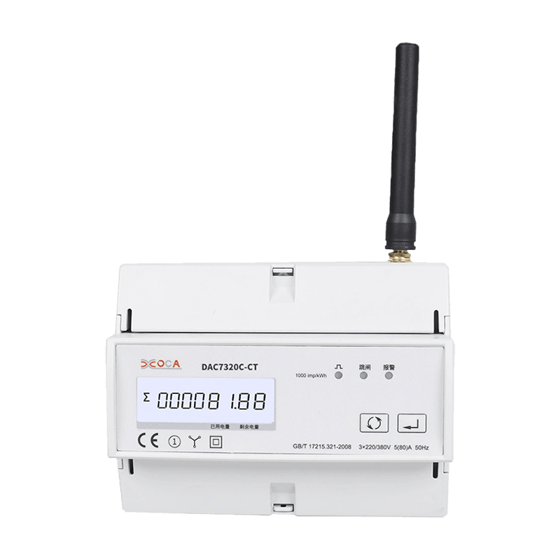 Dac7320c-CT DIN レール多機能 WiFi 変圧器付きスマート Modbus エネルギー メーター