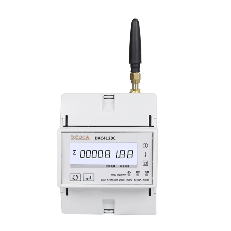 Dac4120c DIN レール単相 AC Modbus スマート多機能エネルギー メーター