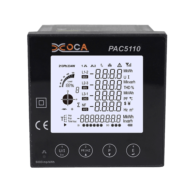 PAC5110 三相パネル RS485 Modbus デジタル電力量計パワーメータ