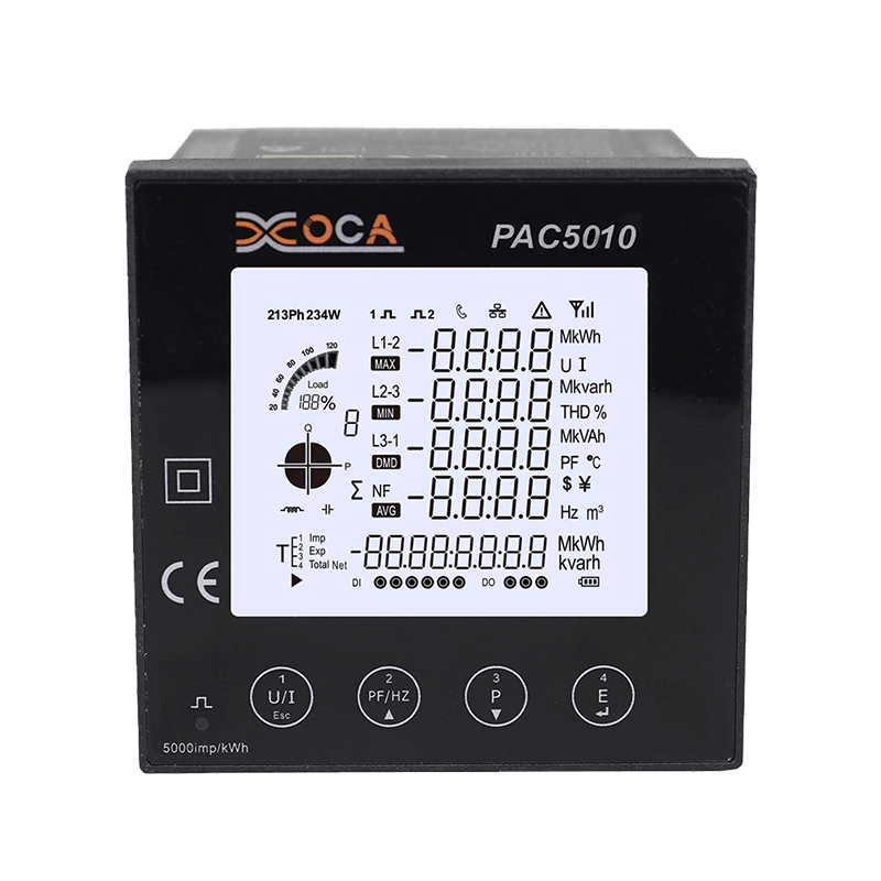 PAC5000 スマート Modbus WiFi 電気パネル パワー メーター エネルギー メーター